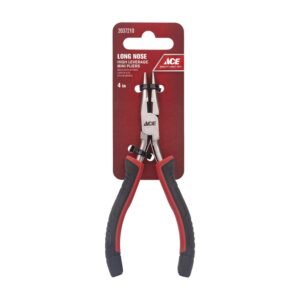 Mini Pliers Black/Rd 4"