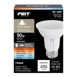 LED Bulb Par20 E26 4.1W
