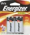 Battery 9V Energizer 2-Pack