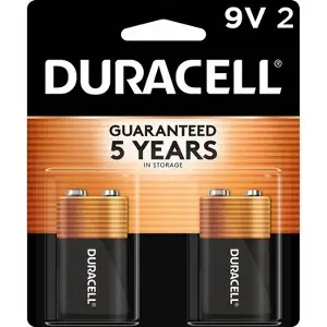 Battery 9V Duracell 2-Pack