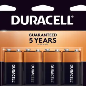 Batteries Alkaline 9V 4-Pack