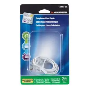 Mod Phone Line Cable 2'