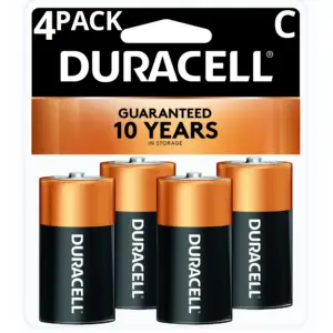 Battery C Duracell 4-Pack