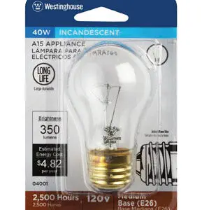Incandescent Bulb 40W E26