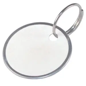 Key Rng Mtl White 1-1/4"