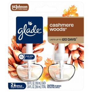 Glade Plug-Ins Cashmere Woods Scent Air Freshener Refill 1.34 oz Liquid