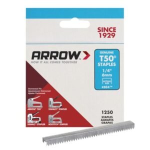 Staple 1/4" T-50 1250-Pack