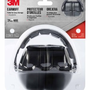 Folding Earmuff Black