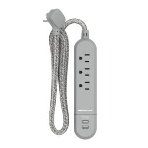 Power Strip W/USB 4' 3Ou