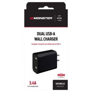 2P USB Wall Charger Mons