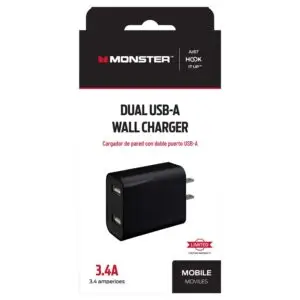 2P USB Wall Charger Mons