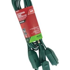 Ext Cord 15' Green