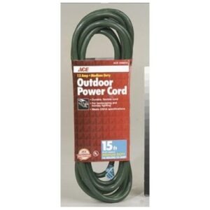 Cord Outdr 15' Green
