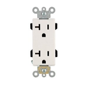 Outlet Duplex 20A White