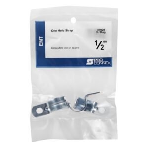 1 Hole Strap 1/2" 3-Pack