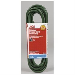Ext Cord 25' Green