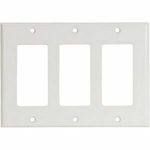 Wall Plate 3G White Decor