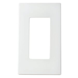 Wall Plate 1G White Decor
