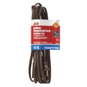 Ext Cord 12' Brwn