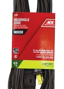 Ext Cord 20' Brwn