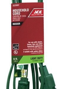Ext Cord 6' Green