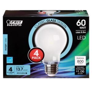 LED A19 E26 Dl 60W 4-Pack