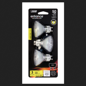 LED Mr16 Gu10 Bw 50W 3-Pack