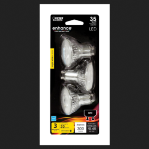 LED Mr16 Gu10 Bw 35W 3-Pack
