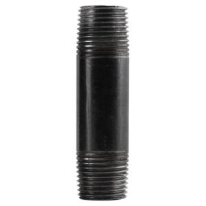 Close Nipple 1/2 Black