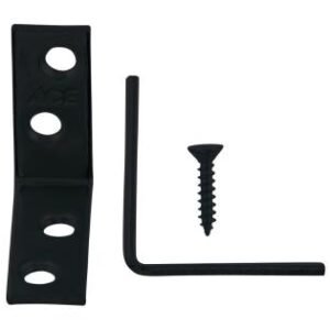 Corner Brace L 1.5" Black