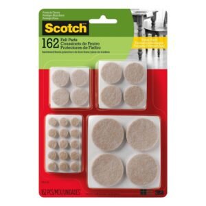 Felt Pads Ast Bge 162-Pack