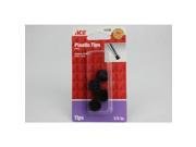 Tip Leg Plst Black 1/2"Cd4
