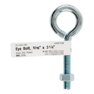 Bolt Eye W/Nut5/16"X3.25