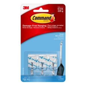 Hooks Wire Small Clr3Pk