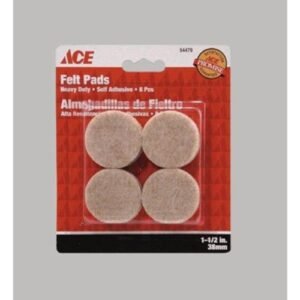 Pad Felt 1.5"Circle 8-Pack