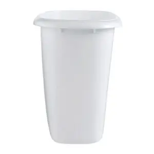 Wastebasket 1.5G White Rub