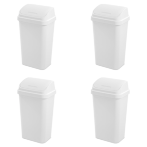 13Gal White Swing Can