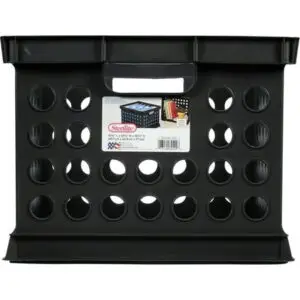 Crate Black 10.62X15.62"