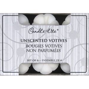 Votive Candles White 6-Pack