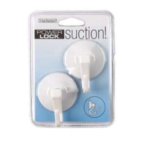 Suction Cup Hook White 2-Pack