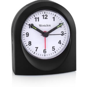 Clock Alarm Black 3"