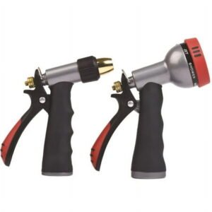 Hose Nozle Set Metal 2-Pack