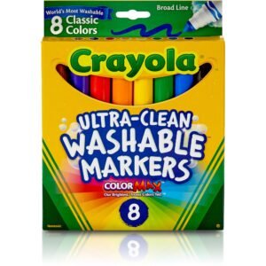 Markers Asst Broad 8-Pack