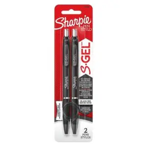 Gel Pen Black 2-Pack Sharpie