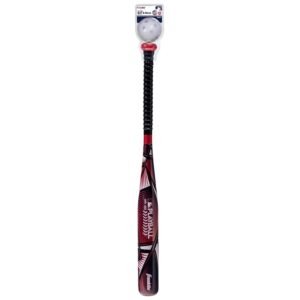 Ball&Bat Set Plastic Red